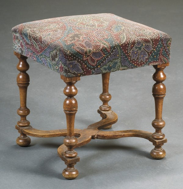 TABOURET DE PIANO DE STYLE LOUIS XIII