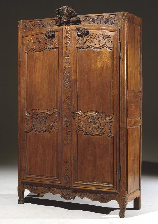 ARMOIRE DE MARIAGE DE LA FIN DU XIXEME SIECLE
