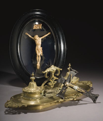 ENCRIER DE BUREAU DE LA FIN DU XIXEME SIECLE