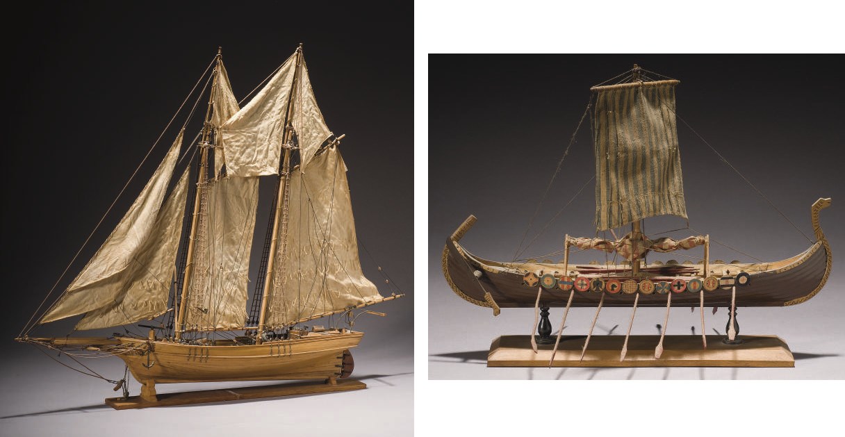 MAQUETTE DE VOILIER DE LA FIN DU XIXEME SIECLE