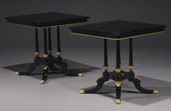 PAIRE DE TABLES DE STYLE NAPOLEON III