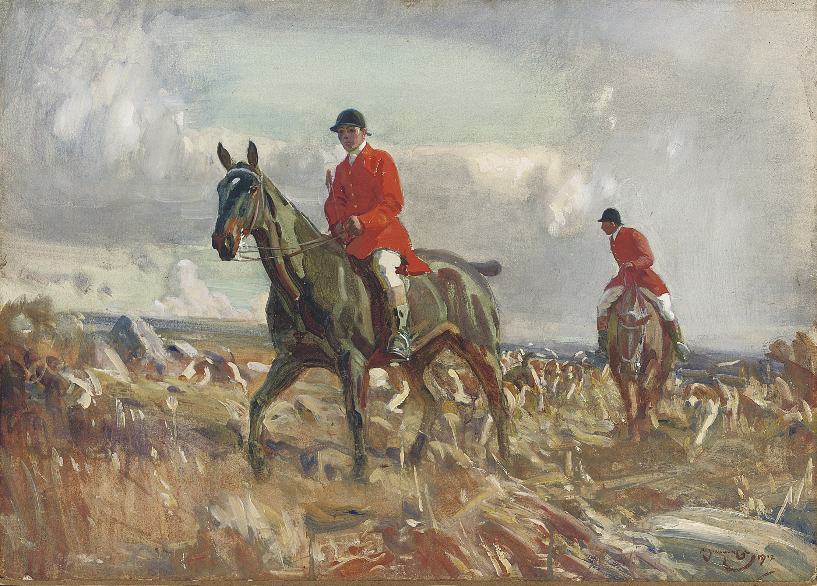 Sir Alfred James Munnings, P.R.A., R.W.S. (1878-1959)