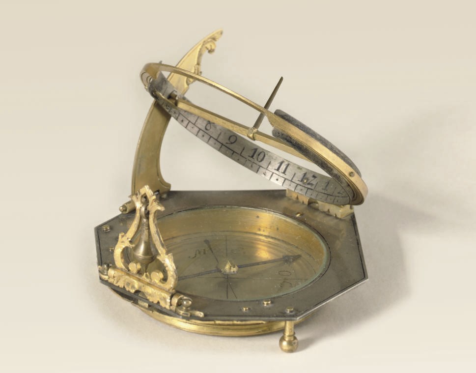 A silver and gilt-brass German Augsburg dial