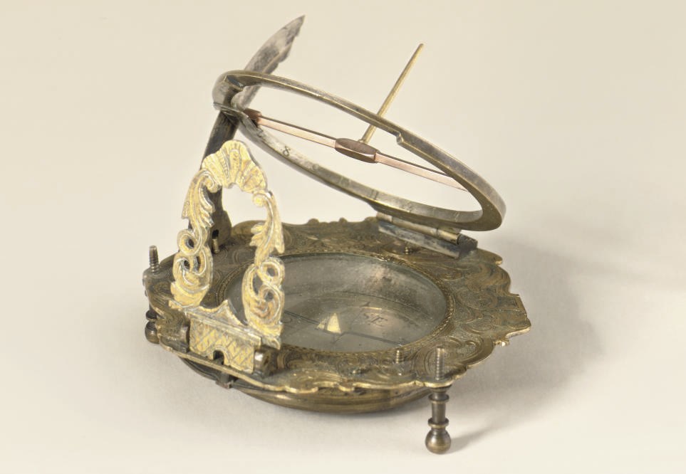 A German brass Augsburg dial