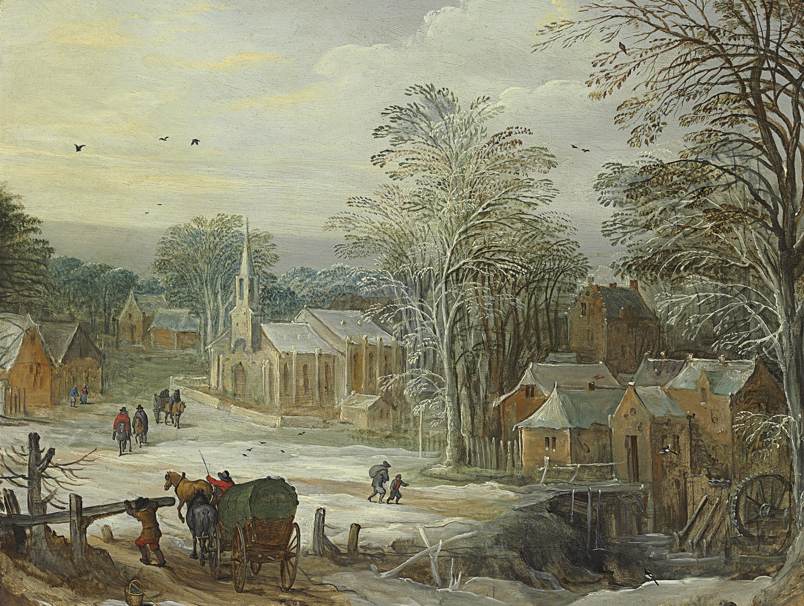 Joos de Momper II (Antwerp 1564-1635) and Jan Breughel II (Antwerp 1601-1678)