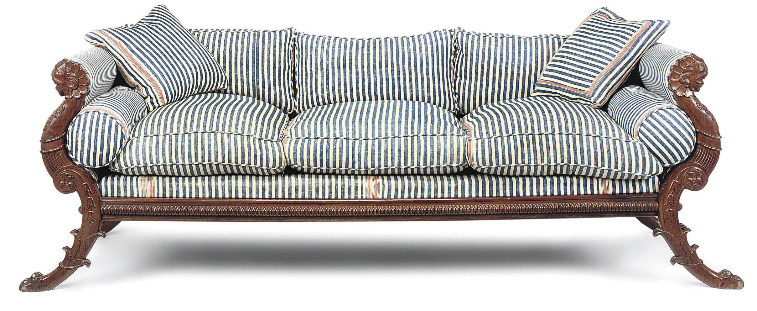 A GEORGE IV MAHOGANY DAYBED