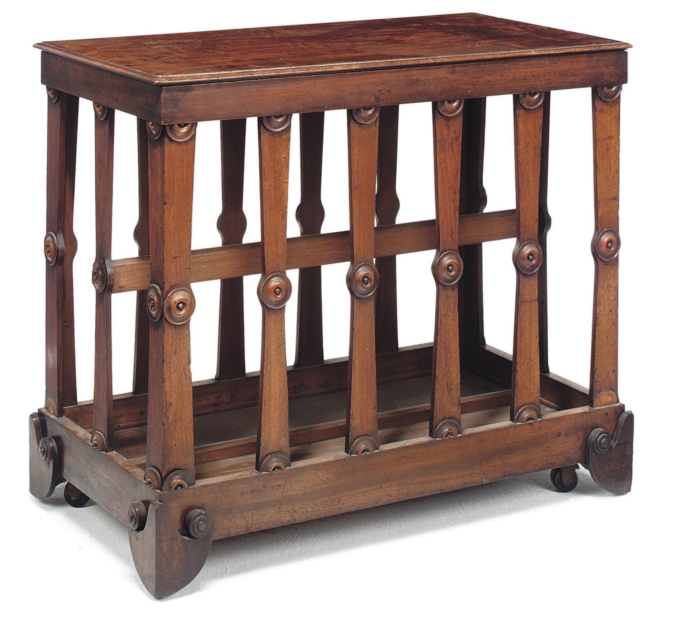 A GEORGE IV MAHOGANY FOLIO STAND