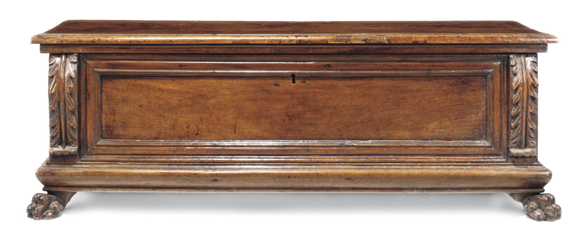 A NORTH ITALIAN WALNUT CASSONE