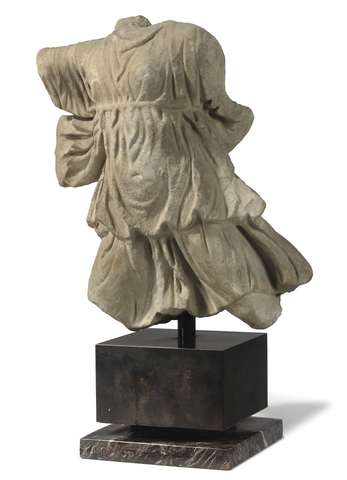 A ROMAN MARBLE TORSO OF ARTEMIS