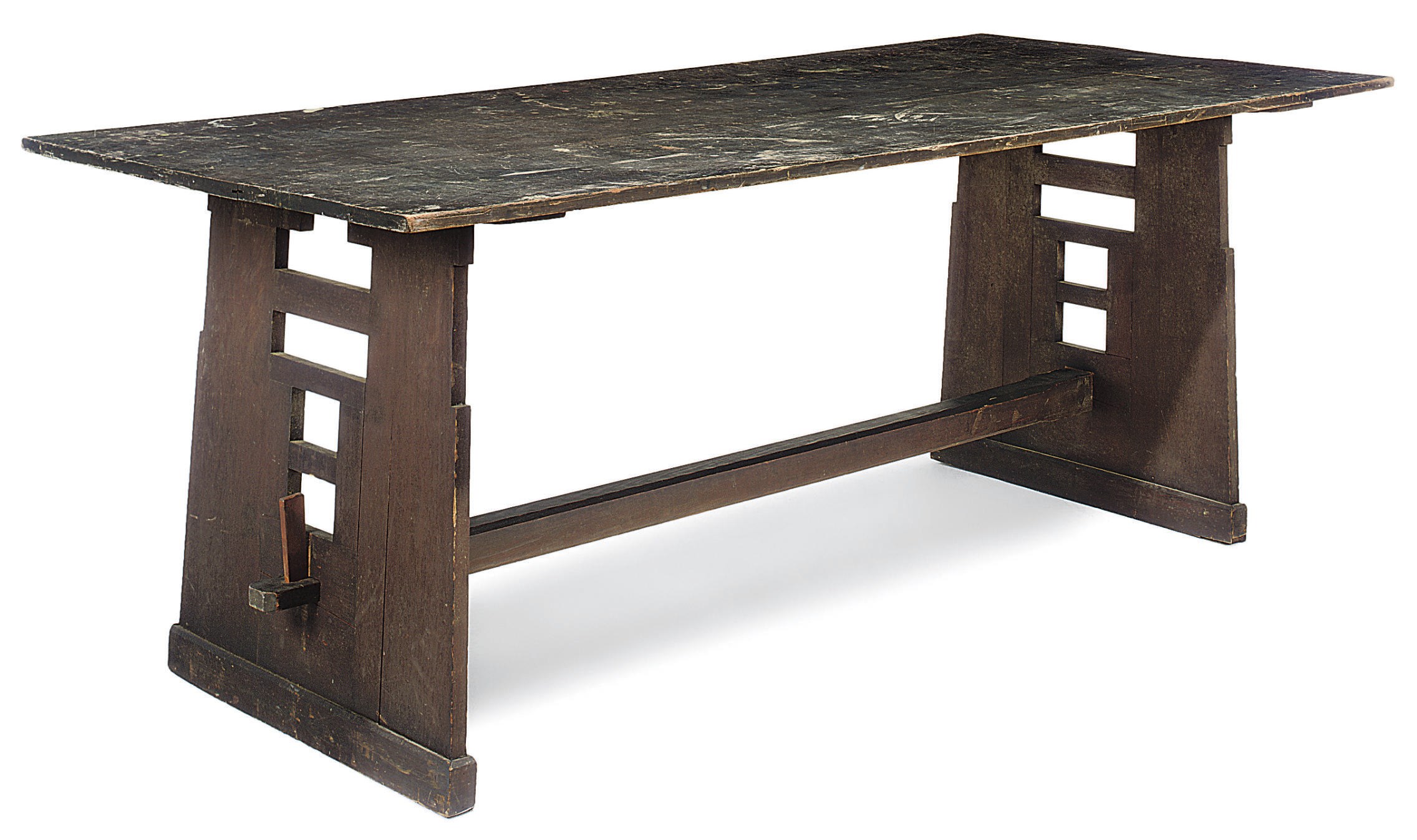 FRANK BRANGWYN'S PINE PRINT TABLE