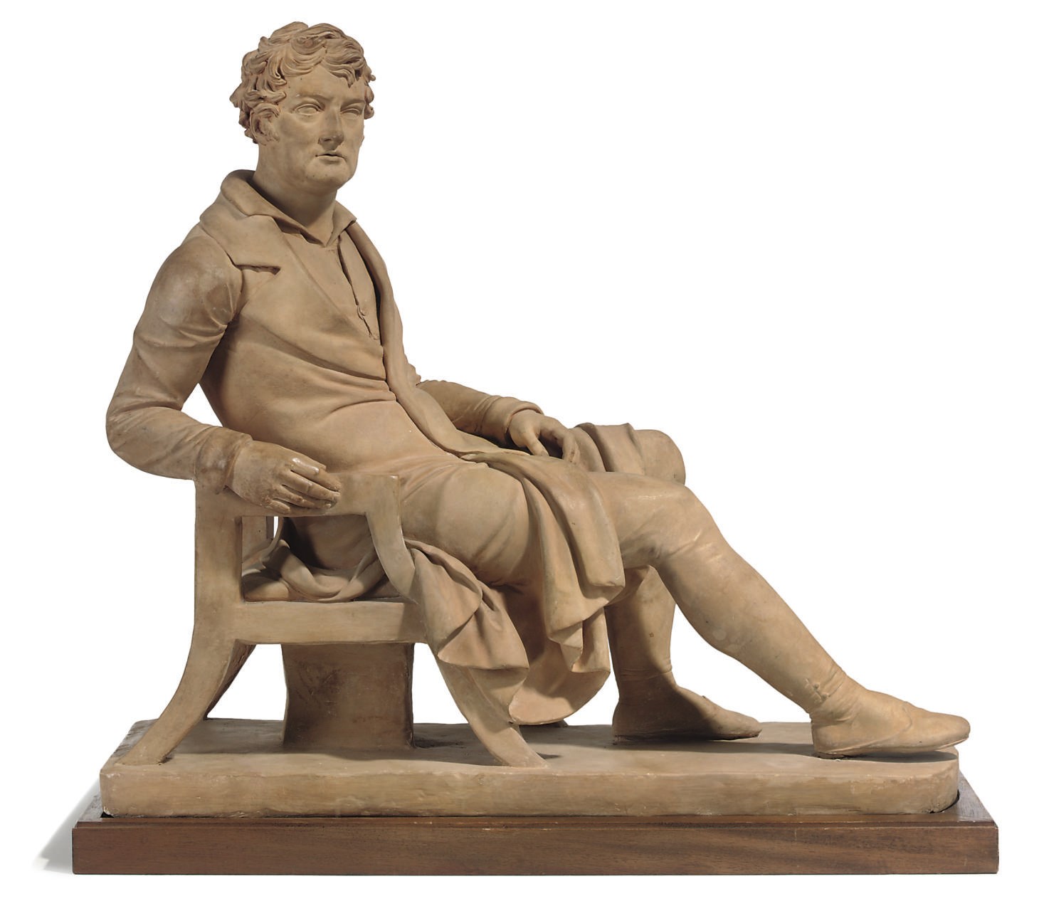 A GEORGE IV TERRACOTTA MODEL OF GEORGE BANKS