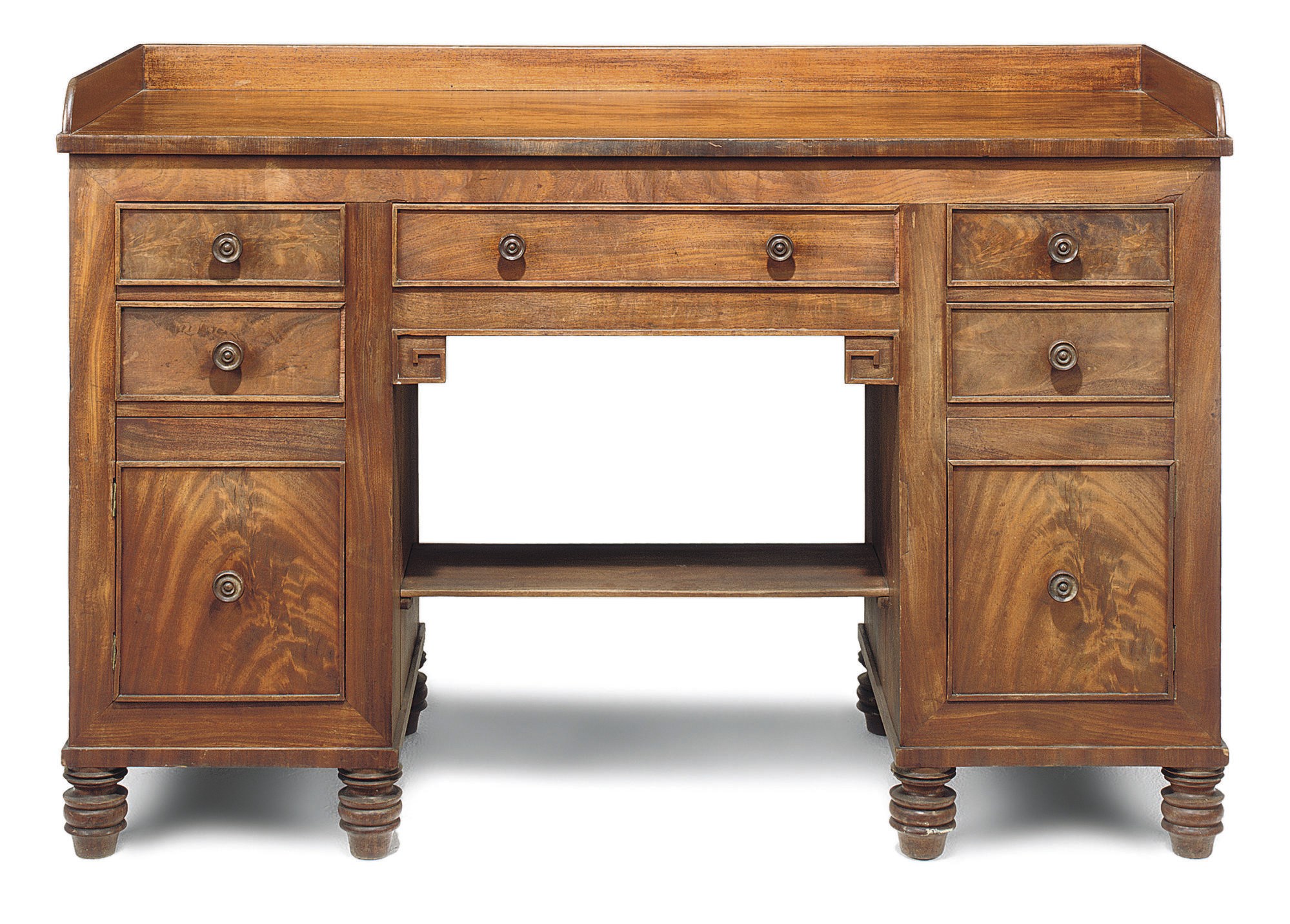 A SCOTTISH REGENCY MAHOGANY DRESSING TABLE