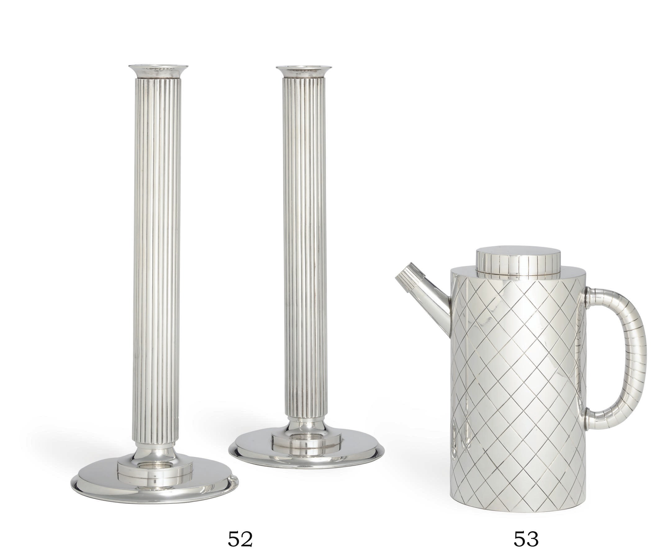 A DANISH SILVER COCKTAIL SHAKER DESIGNED BY SIGVARD BERNADOTTE