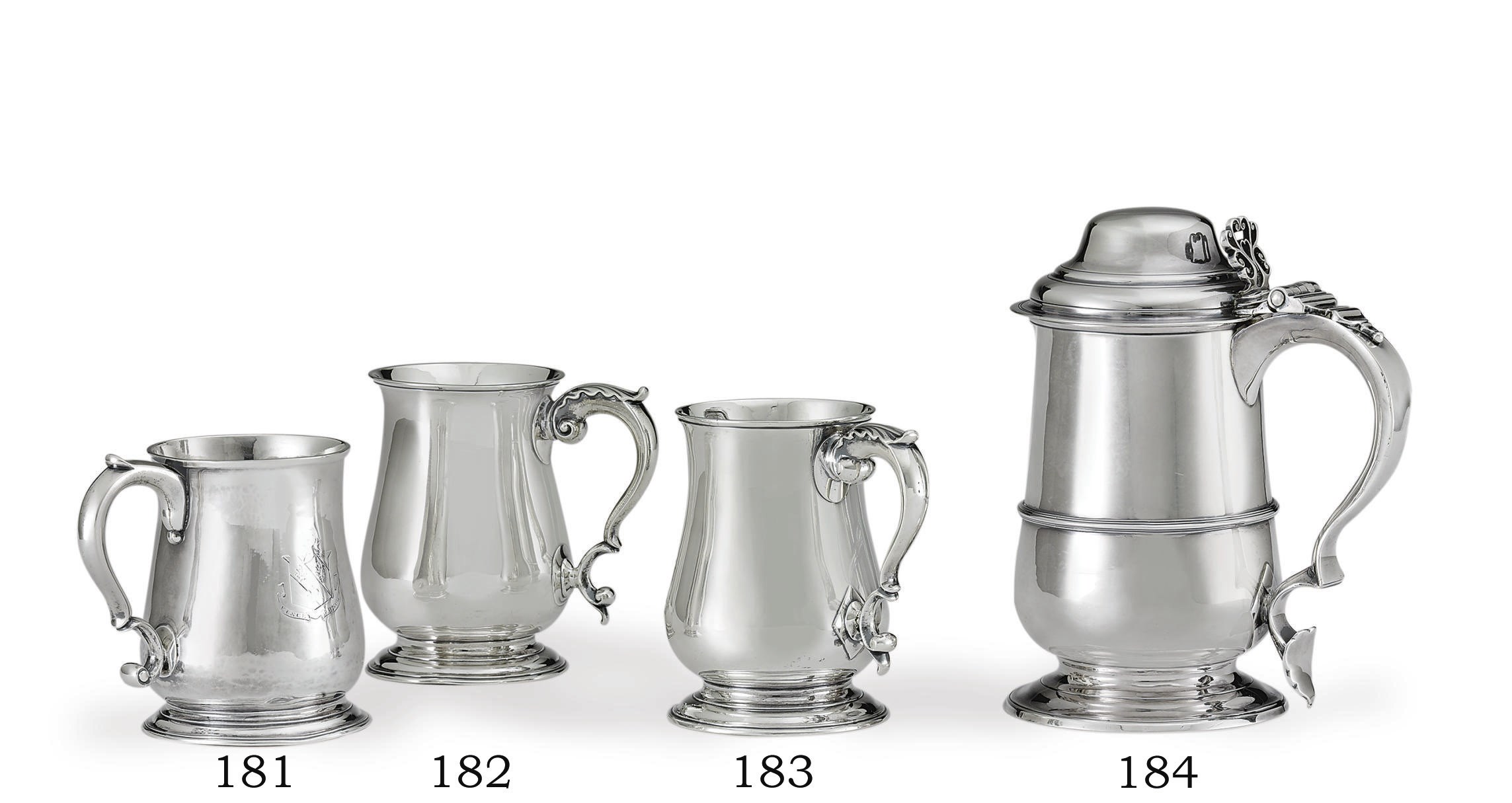 A GEORGE III SILVER MUG