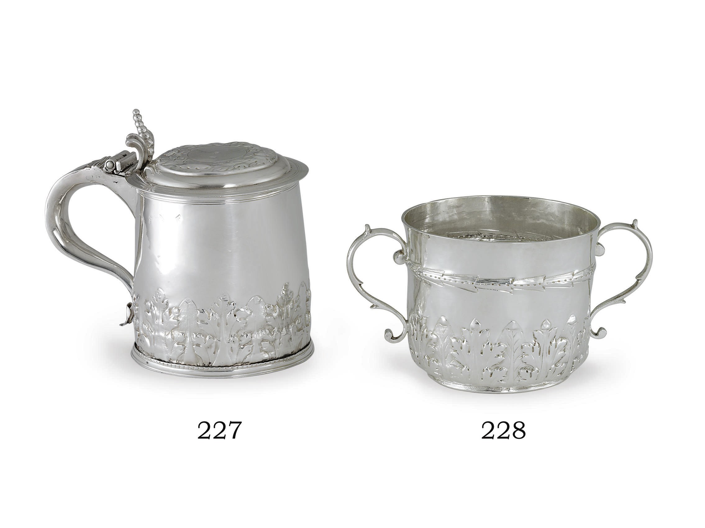 A CHARLES II SILVER PORRINGER