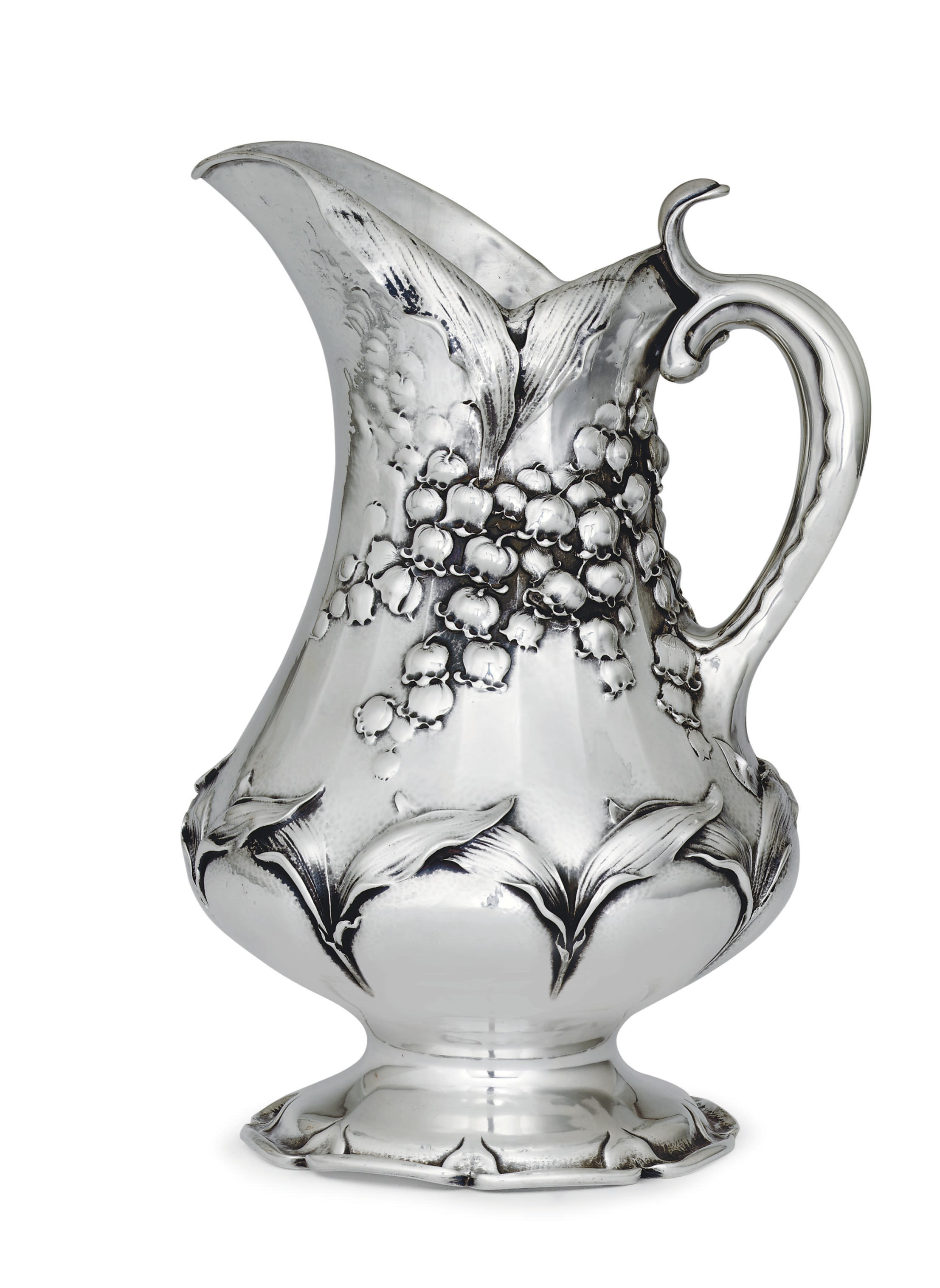AN AMERICAN SILVER WATER PITCHER FROM THE 1900 PARIS EXPOSITION