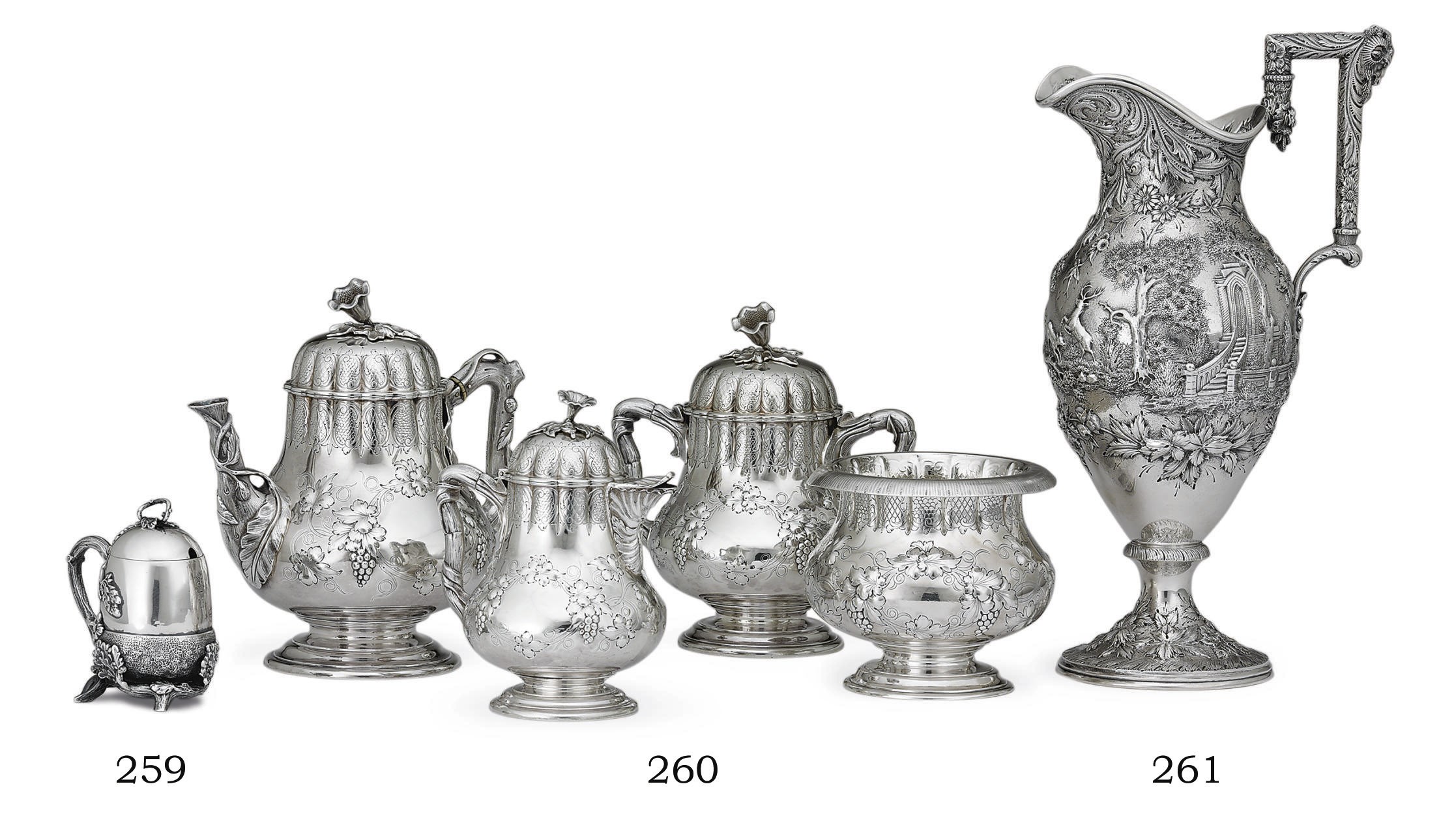 AN AMERICAN SILVER WATER PITCHER