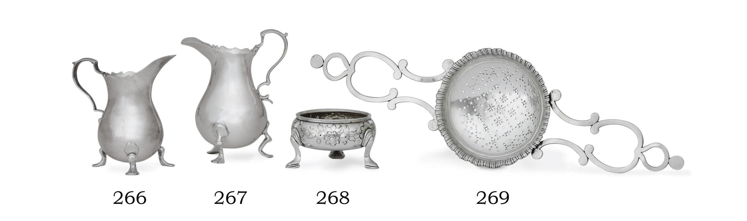 AN AMERICAN SILVER CREAM JUG
