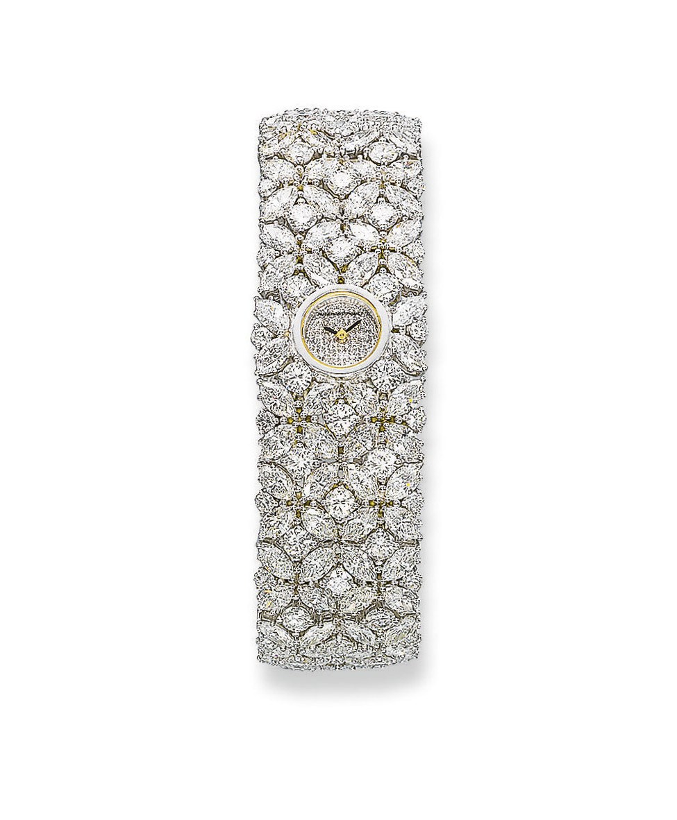 A LADY'S DIAMOND WRISTWATCH, BY AUDEMARS PIGUET
