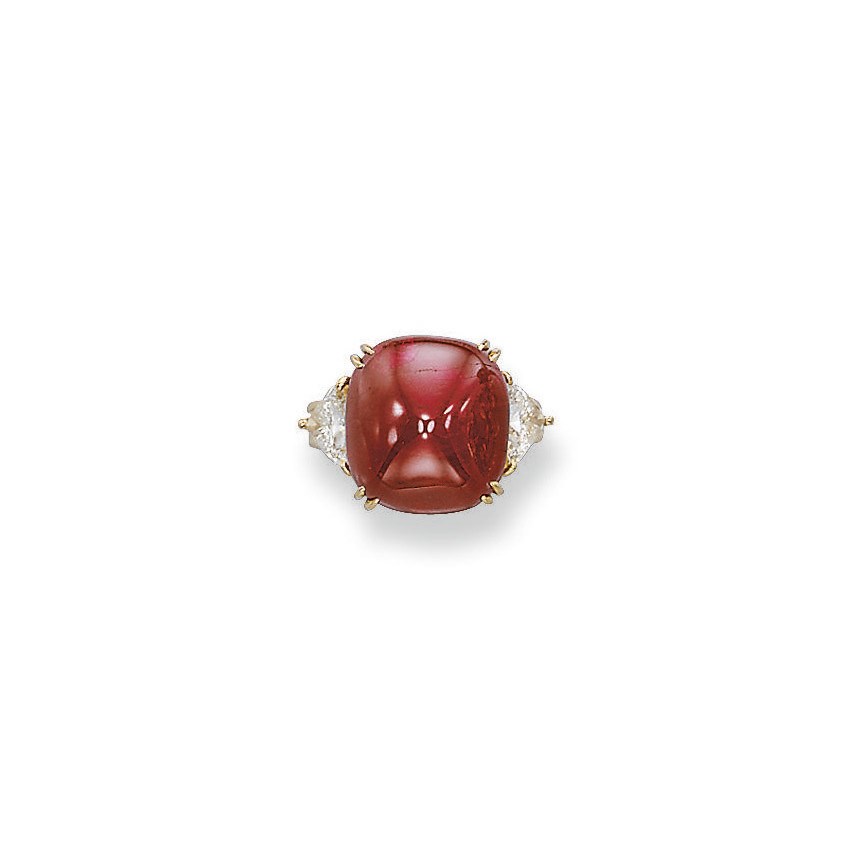A RUBY AND DIAMOND RING, BY ALEXANDRE REZA
