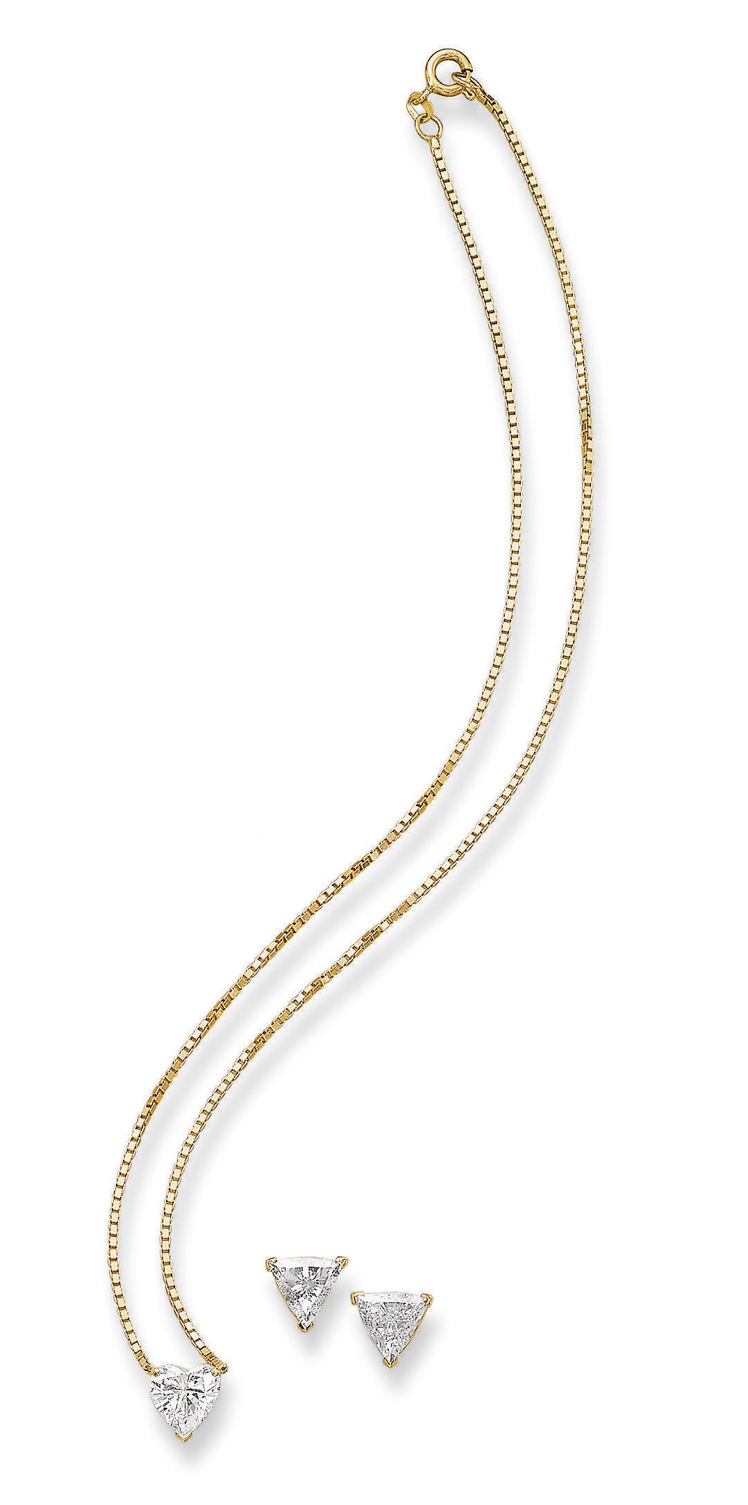 A GROUP OF DIAMOND JEWELLERY