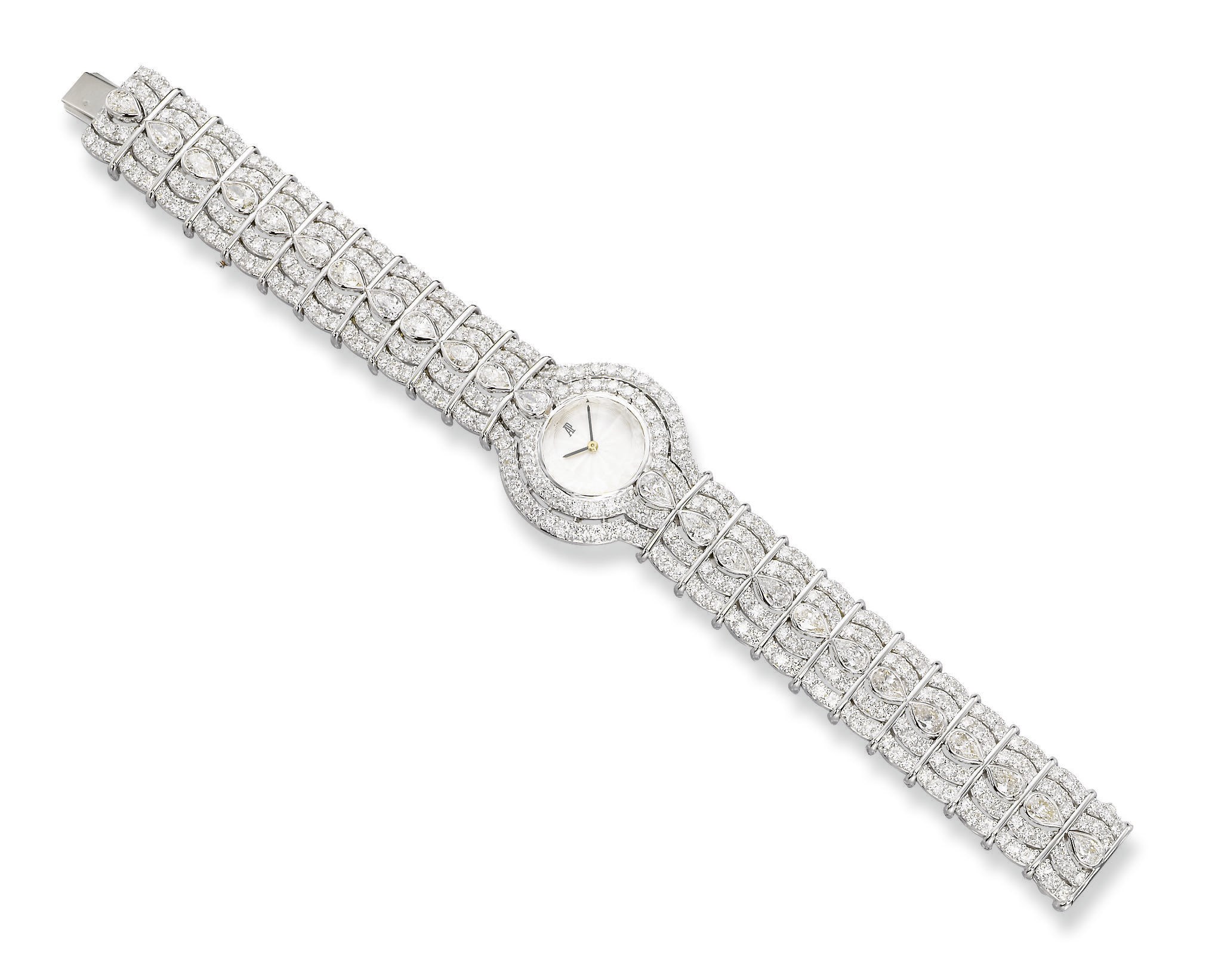A LADY'S DIAMOND WRISTWATCH, BY AUDEMARS PIGUET