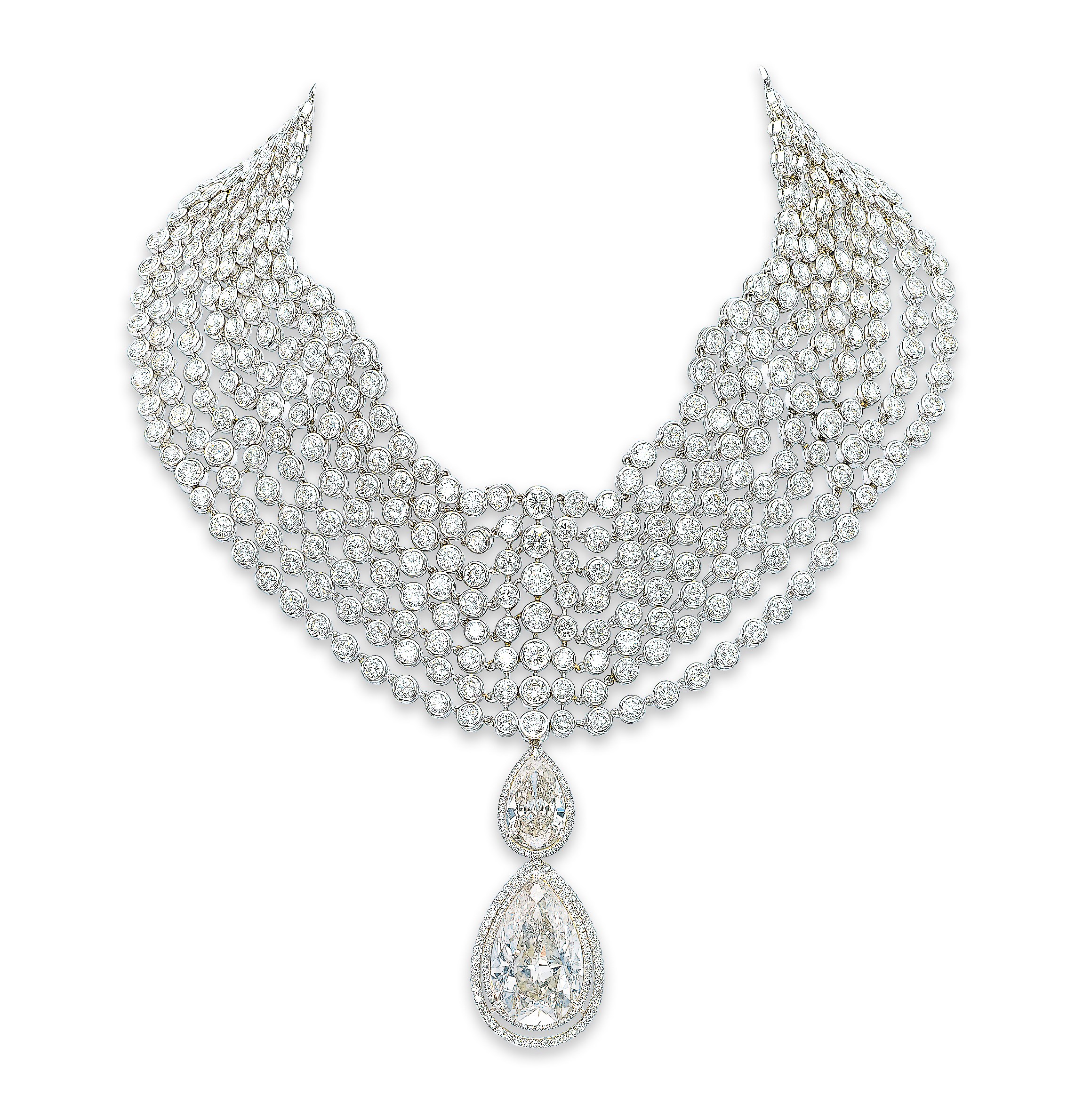 AN IMPRESSIVE DIAMOND CHOKER, BY ADLER