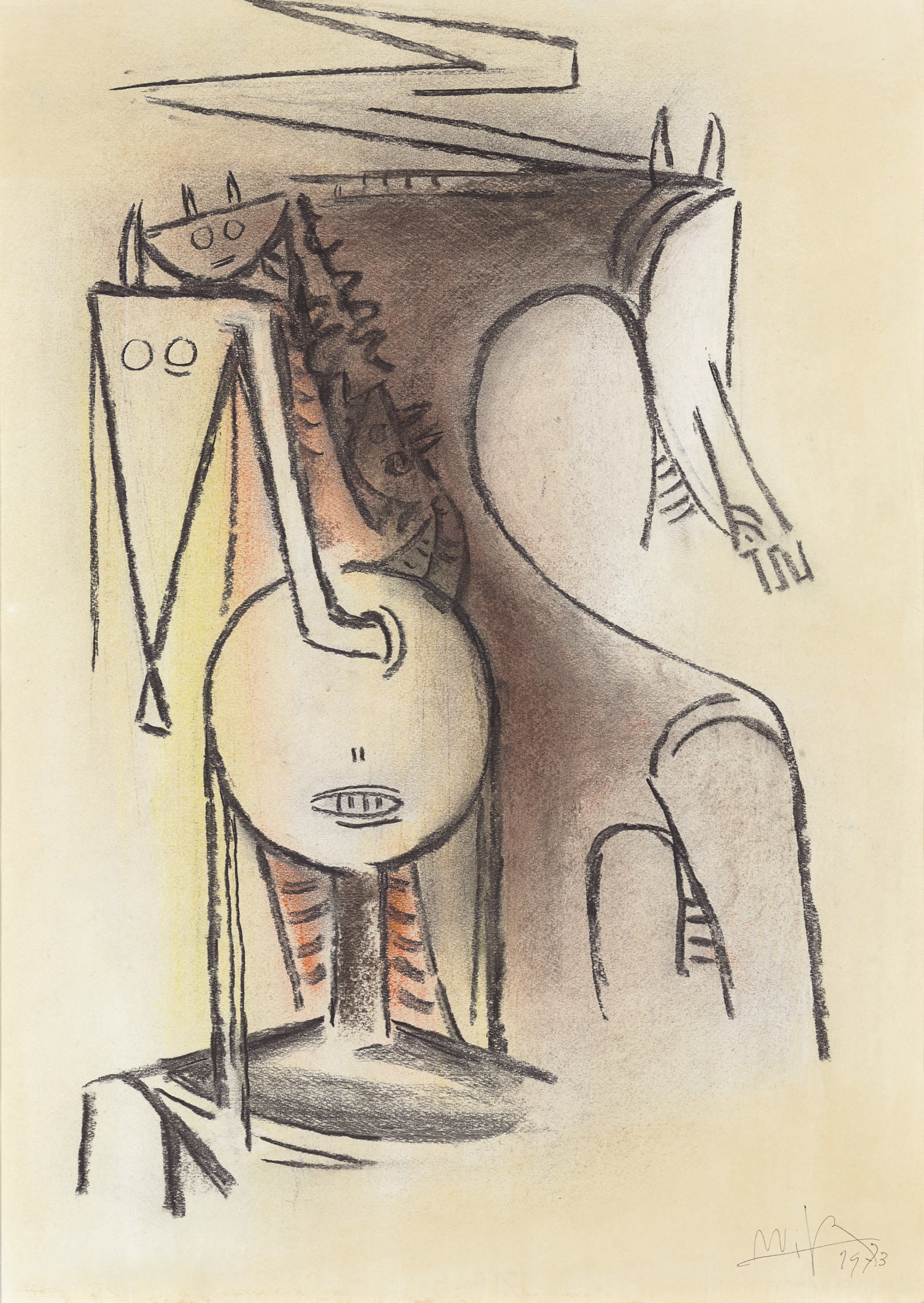 Wifredo Lam (Cuban 1902-1982)