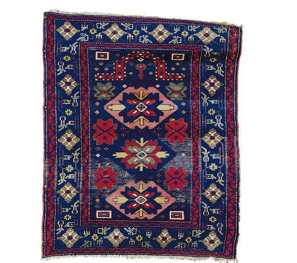 A SHIRVAN PRAYER RUG,