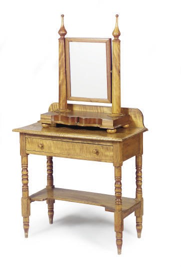 AN AMERICAN MAPLE WASHSTAND,