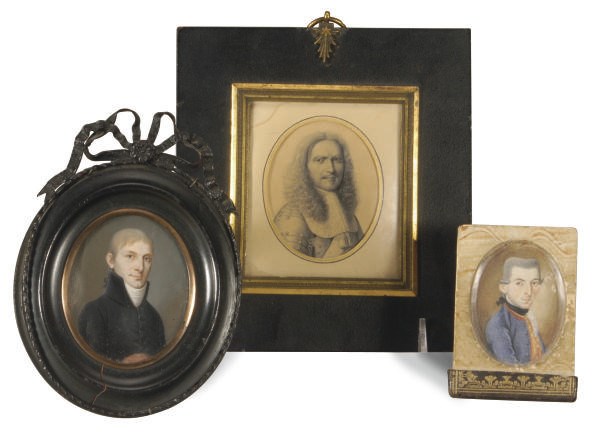 A GROUP OF PORTRAIT MINIATURES**,