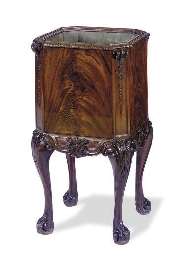 A MAHOGANY WINE COOLER,