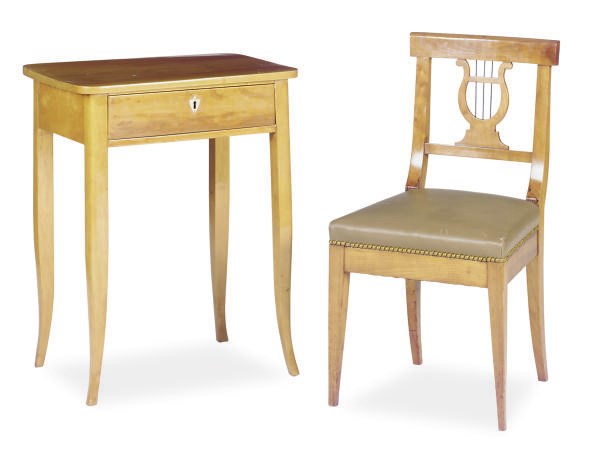A NORTH EUROPEAN FRUITWOOD SIDE TABLE**,