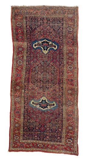 A BIDJAR GALLERY CARPET,