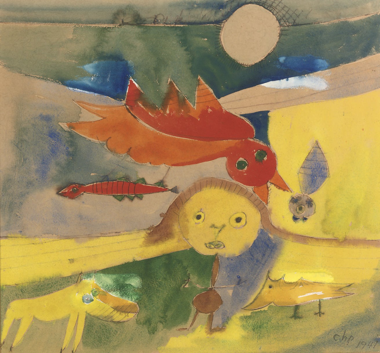 Carl-Henning Pedersen (DANISH, 1913-2007)