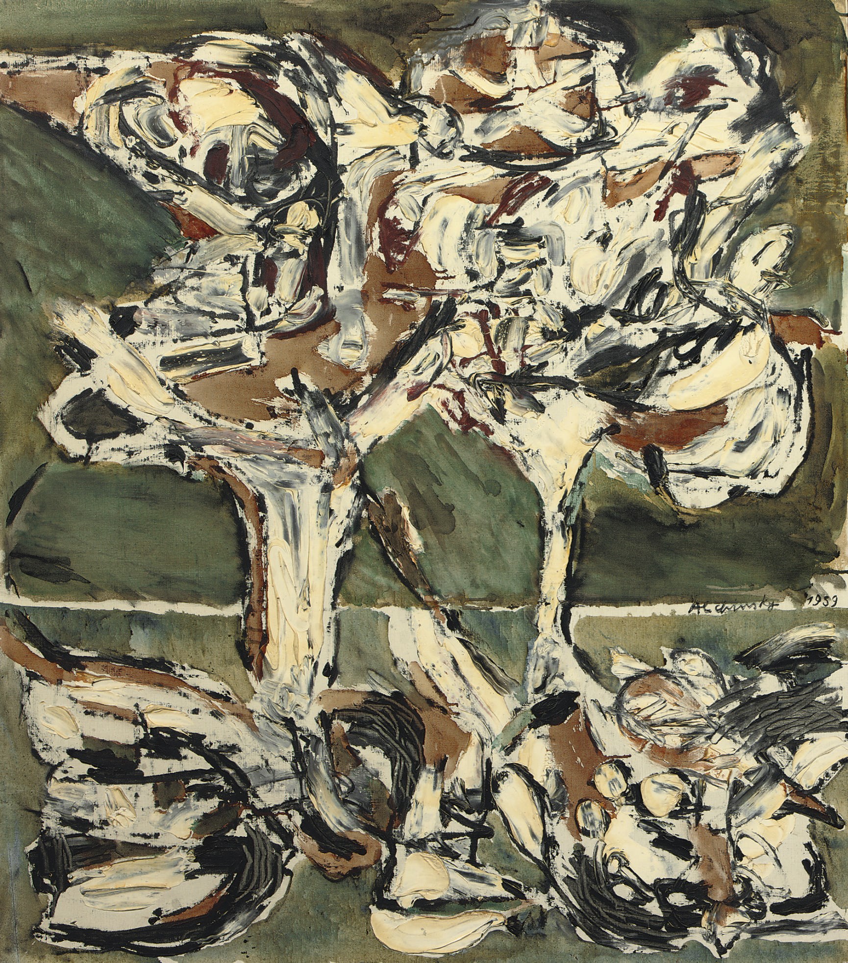 Pierre Alechinsky (BELGIAN, B. 1927)