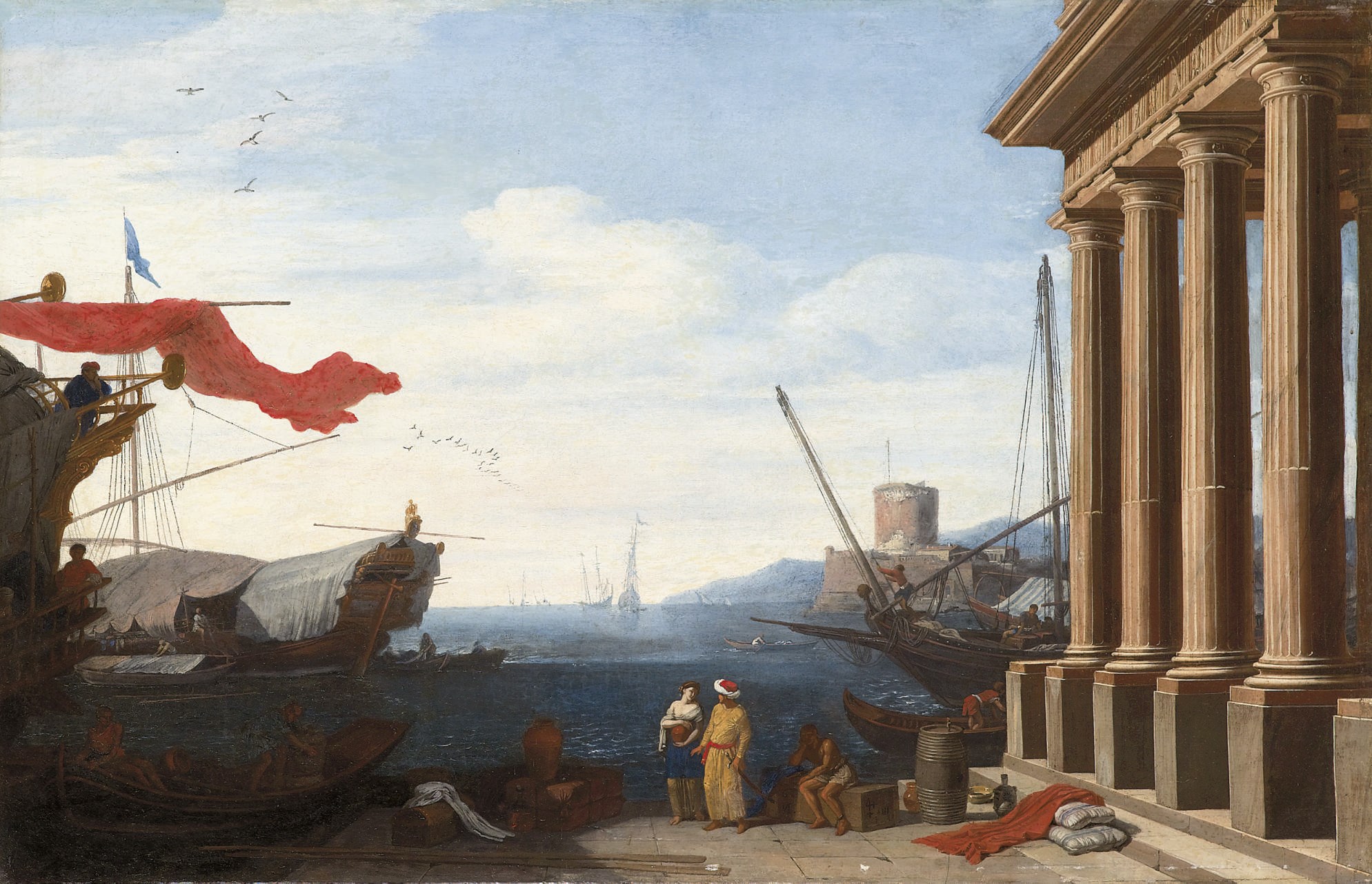 Viviano Codazzi (Taleggio, Bergamo c. 1606-1670 Roma) e Adriaen van der Cabel (Ryswyck c. 1631-1705 Lione)