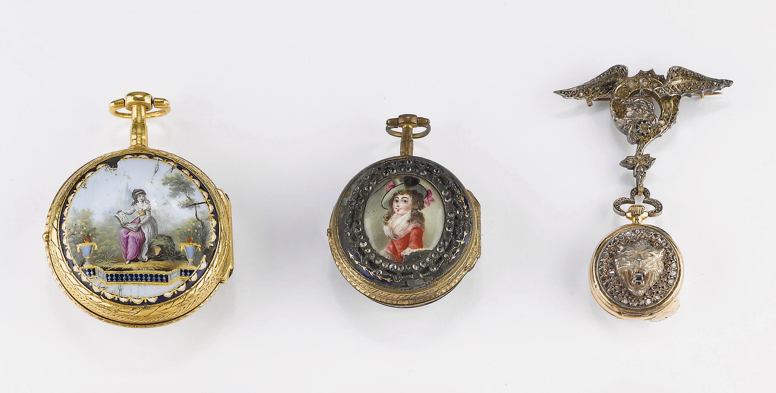 TRE OROLOGI DA TASCA