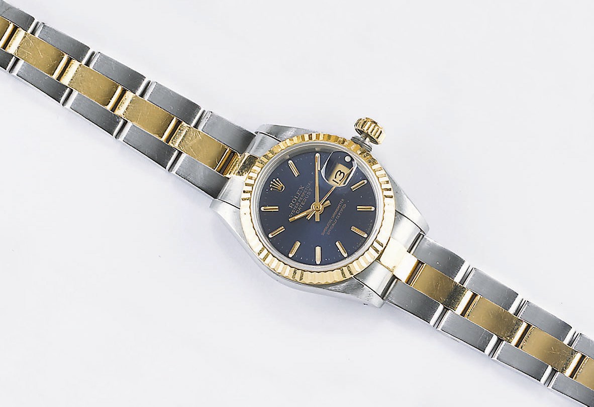 ROLEX OYSTER PERPETUAL DATEJUST, 1990 CIRCA,