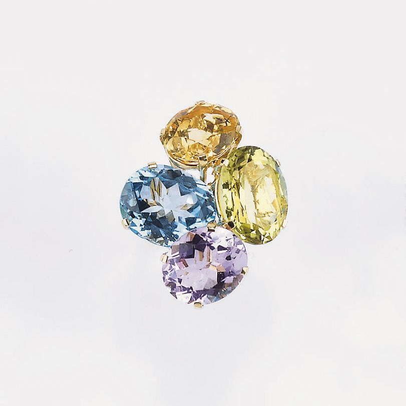 ANELLO CON PIETRE DI COLORE, DI MICHELA ROSA
