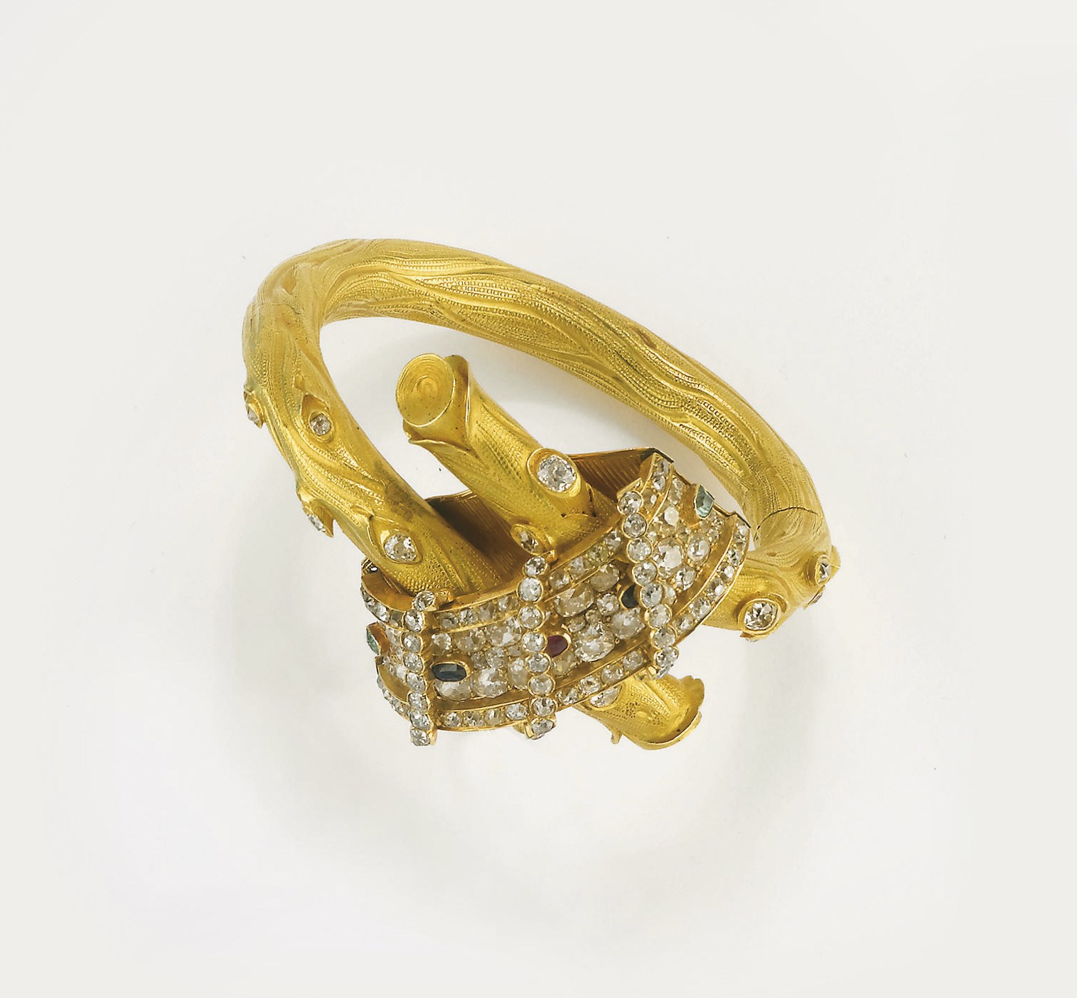 BRACCIALE IN ORO E BRILLANTI, FIRMATO KNIGHT