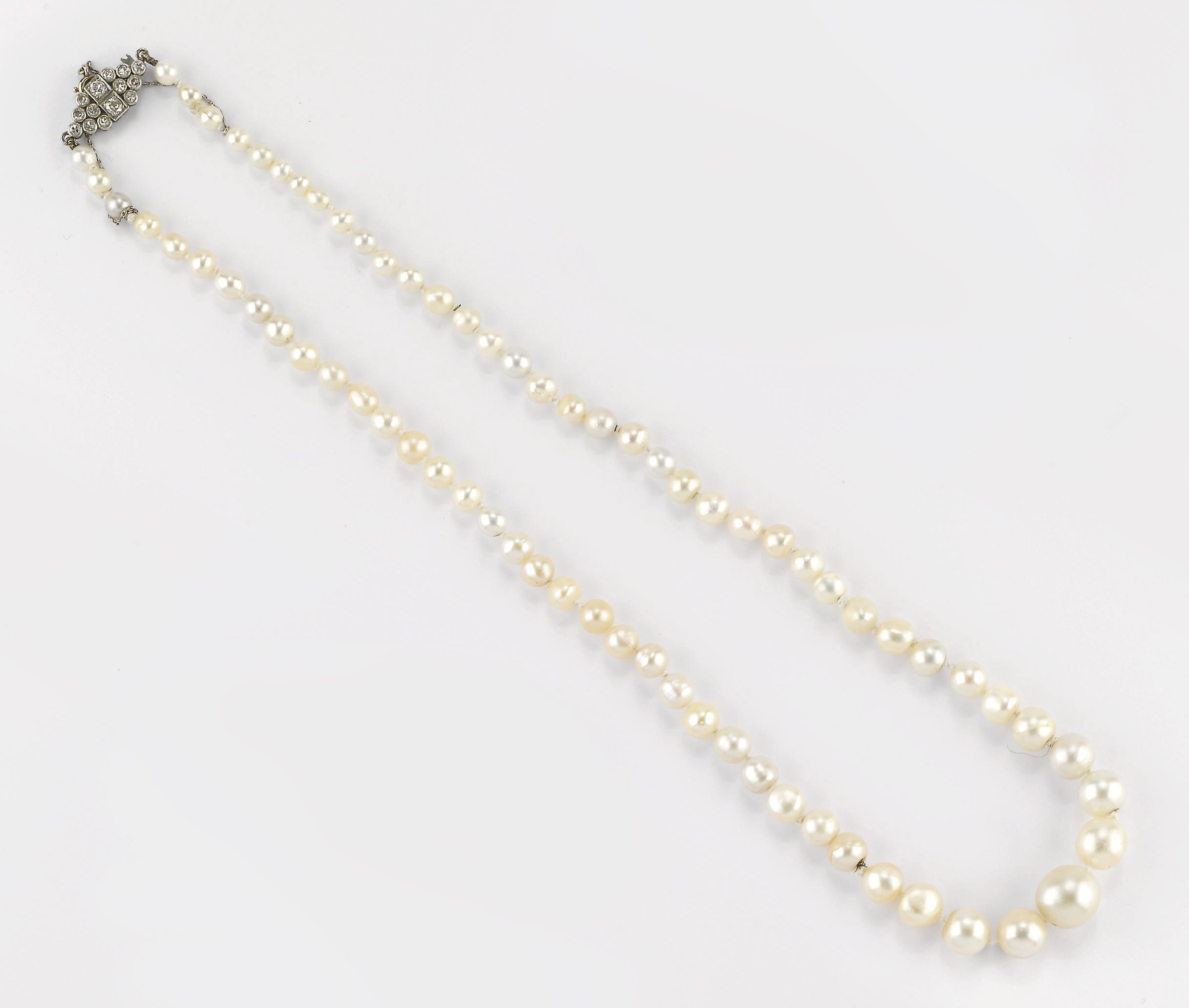 COLLANA IN PERLE NATURALI E COLTIVATE