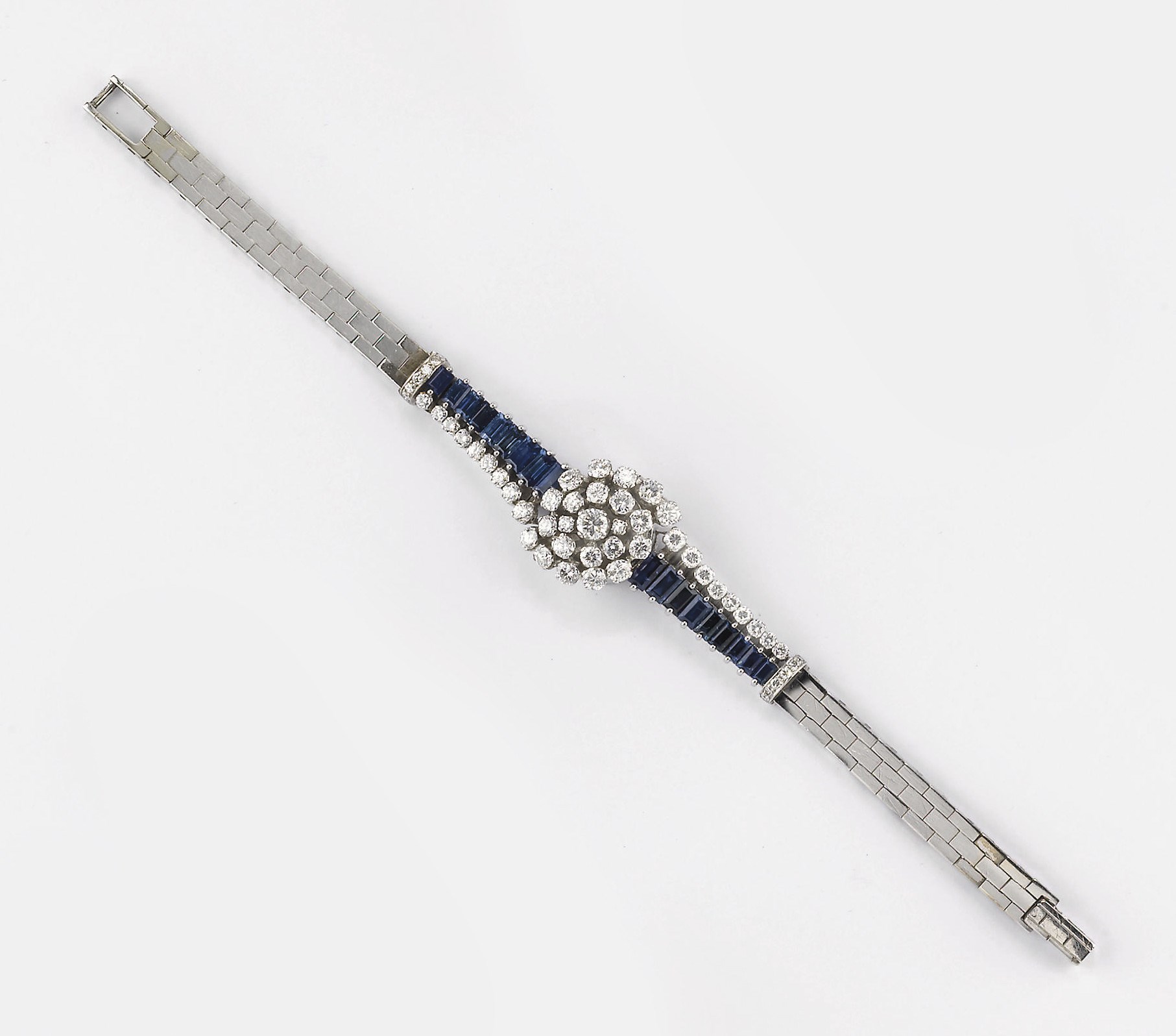 OROLOGIO A SCOMPARSA CON ZAFFIRI E DIAMANTI, JAEGER-LECOULTRE