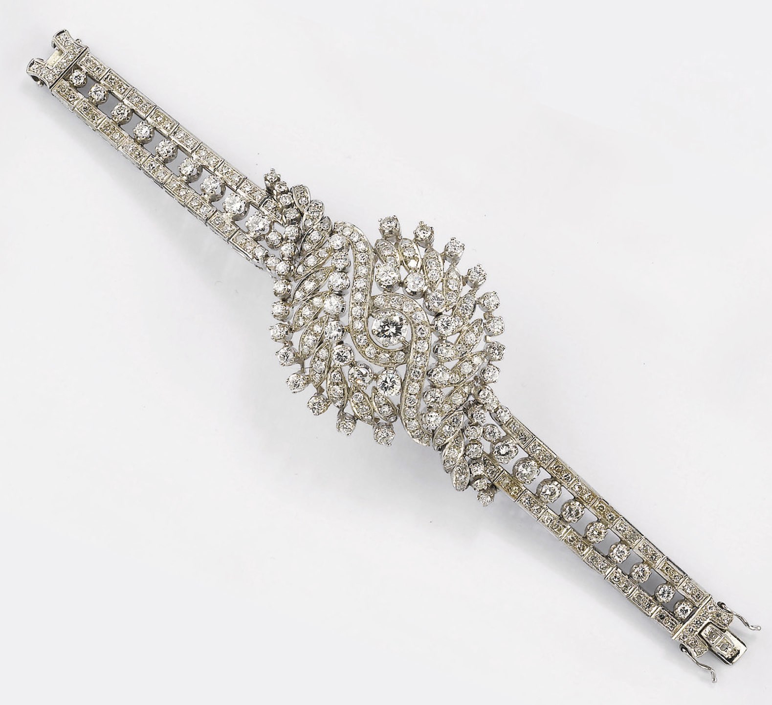 BRACCIALE IN ORO E BRILLANTI, FIRMATO VENTRELLA ROMA
