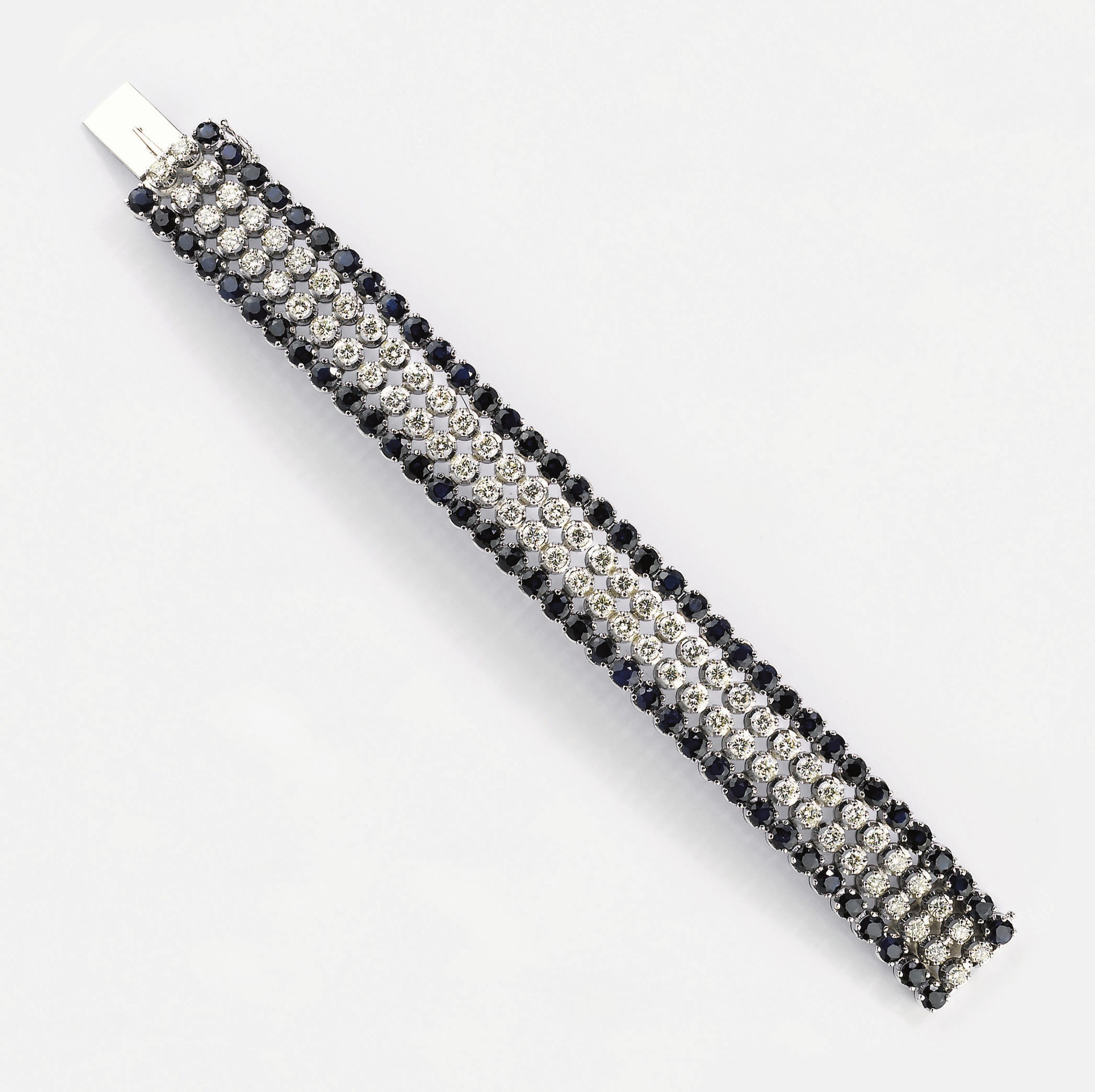 BRACCIALE IN BRILLANTI E ZAFFIRI