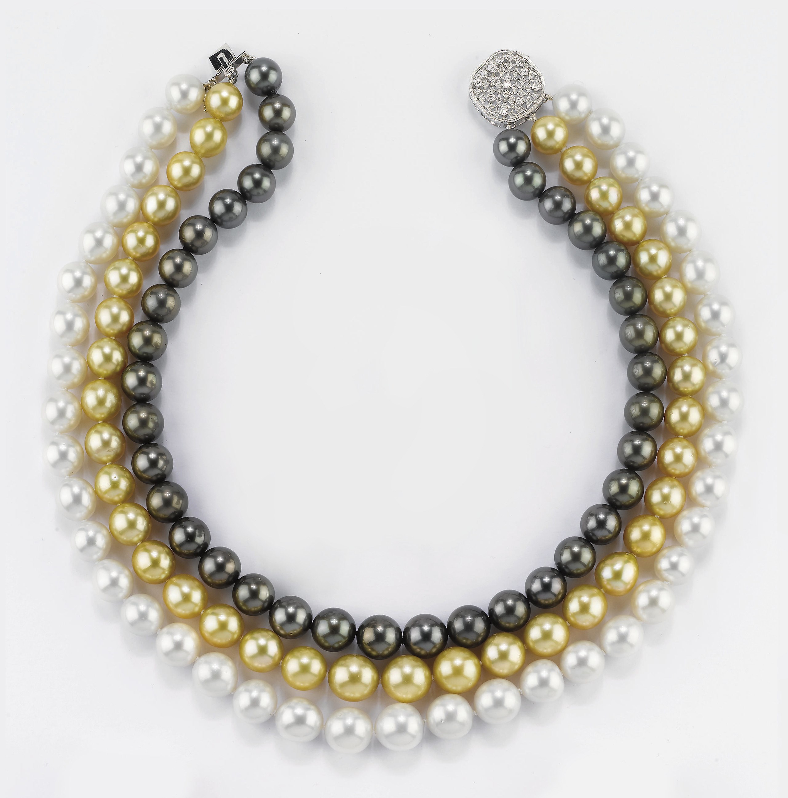 COLLANA IN PERLE COLTIVATE MULTICOLORI