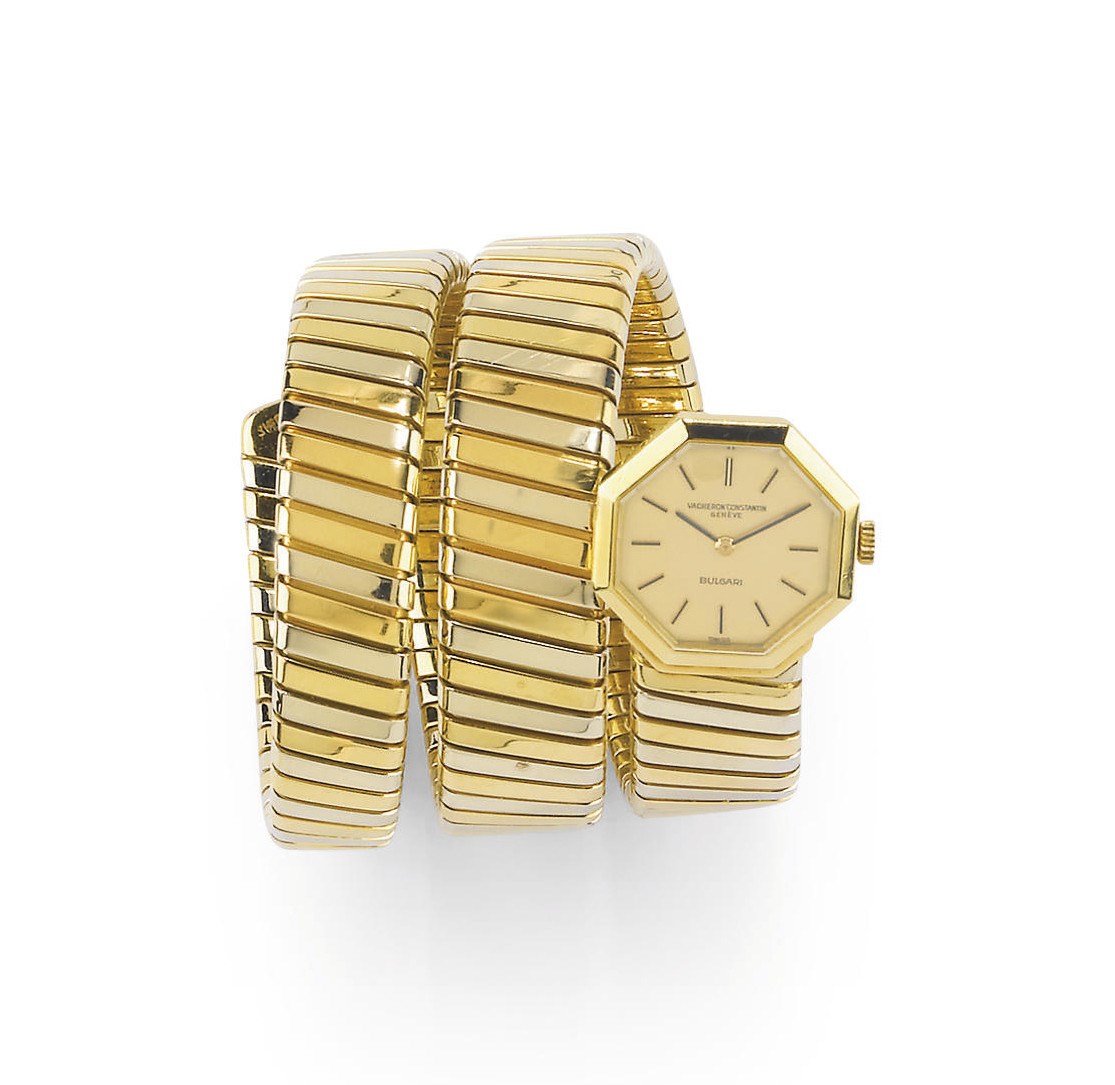 OROLOGIO A SERPENTE IN ORO, VACHERON CONSTANTIN PER BULGARI