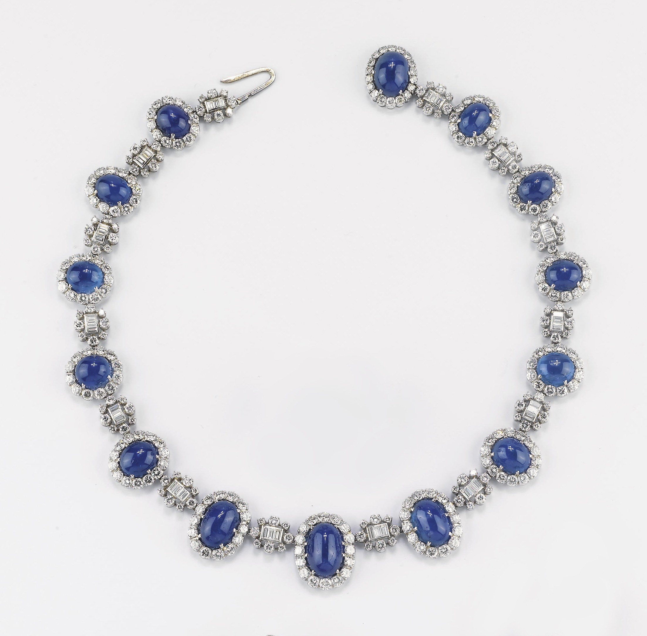 COLLANA IN ZAFFIRI E DIAMANTI