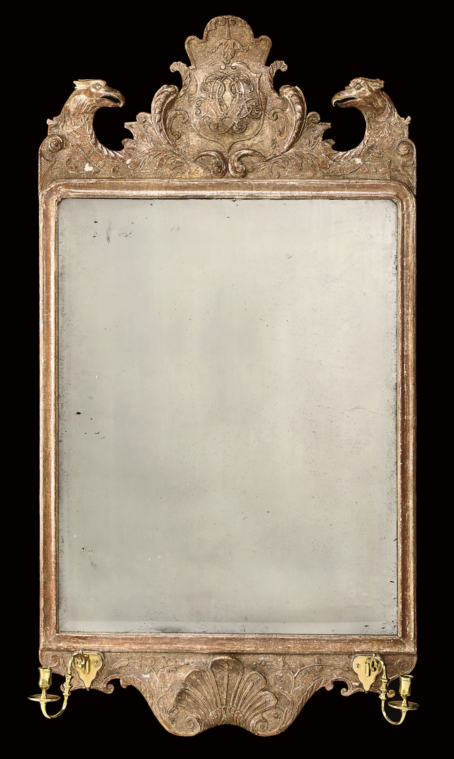 A GEORGE I GILT-GESSO GIRANDOLE