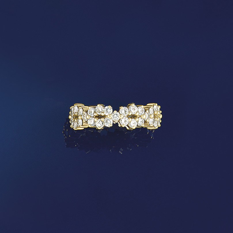 A diamond eternity ring
